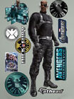 Fathead Avengers Nick Fury Live Action Marvel Comic echte große Wanddekoration 96-96040