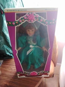 Victorian Rose Collection by Melissa Jane Alison Rose 1996 Porcelain Doll New - Picture 1 of 6