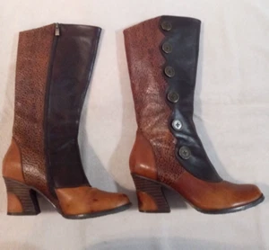 Botas altas con cremallera para mujer L'artiste by Spring Step Hadrian MBRM talla 6,5 - Imagen 1 de 12