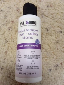 Neu! Well & Good Katze Tränenfleckenentferner, 4 flüssige Unzen - Bild 1 von 2