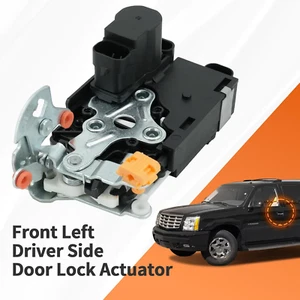 Door Lock Actuator &Integrated Latch LH Driver Side Front 15110643 Fit Chevy GMC - Foto 1 di 17