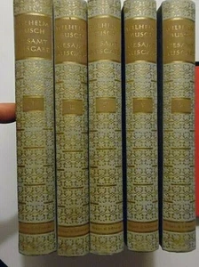 Wilhelm Busch, German Humorist (1800's) Gesamtausgabe Volumes 1, III, IV, V, VI - Picture 1 of 11