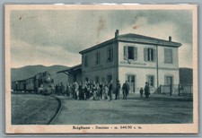 CARTOLINA SCIGLIANO COSENZA TRENO STAZIONE SUPER 2T51