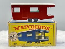 PREPRODUCTION Matchbox Lesney #23D Trailer caravan,V,G, in E4 box all original
