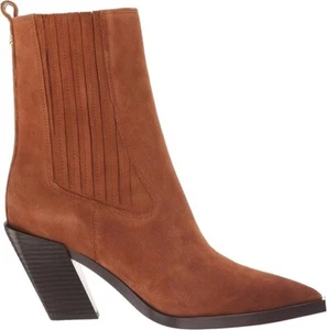 NUEVO botín para mujer Sam Edelman Mandey Western (marrón frontera) talla 9 - Imagen 1 de 9