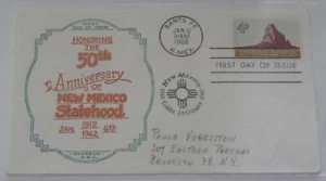 FDC 1191 Santa Fe New Mexico January 6 1962 first day cover - Picture 1 of 2