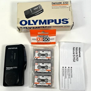 Tested ✅ - Diktiergerät Olympus Pearlcorder S701 Dictaphone Microcassette - Picture 1 of 12