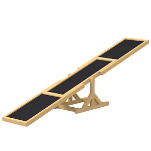 Outdoor Wooden Dog Agility Training Seesaw for Small, Medium and Large Dogsls - Picture 1 of 7