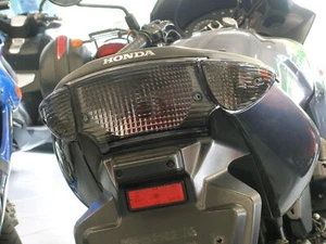 Smoked Glass Rear Light Indicator Tail Black Honda CBF 500 Smoked Tail Light - Picture 1 of 1
