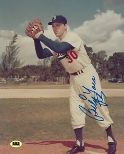 Billy Loes Autographed Signed 8x10 Photo RARE! Brooklyn Dodgers - w/CAS COA - Picture 1 of 1