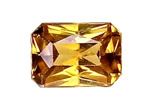 1.64 Cts YELLOW NATURAL ZIRCON OCTAGON CUT LOOSE GEMSTONES SEE VIDEO - Picture 1 of 3