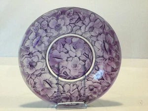 Consolidated Glass Martele 7 1/4” Purple Plate (6 available) - Picture 1 of 6