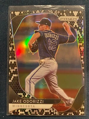 Jake Odorizzi Piel de serpiente 2020 Prizm - #49 Piel de serpiente #'d/50 Foto 1 de 2