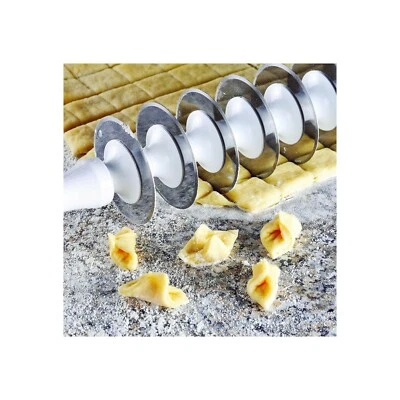 Teigschneider Gitterroller Gitterwalze Teigrad Teigwalze Teigroller Schneider - Bild 1 von 4