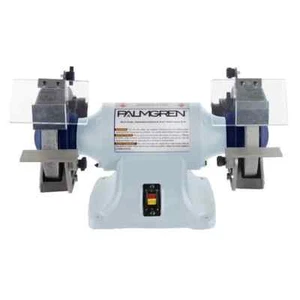 PALMGRIN Bench Grinder 6" X 3/4" X 1/2" Wheel 1/3HP 1PH 120V Motor 9682061 - Picture 1 of 3