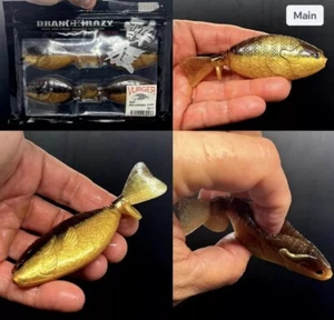 Dranckrazy Purger Kiemenköder 4" 21g 4 pro Packung #25 "Caramel Shad" Edgy JDM Kunstköder - Bild 1 von 13
