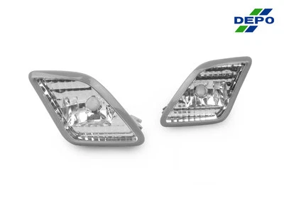Clear Front Bumper Side Marker Lights For 2010-2013 Mercedes Benz W221 S Class Foto 1 de 4