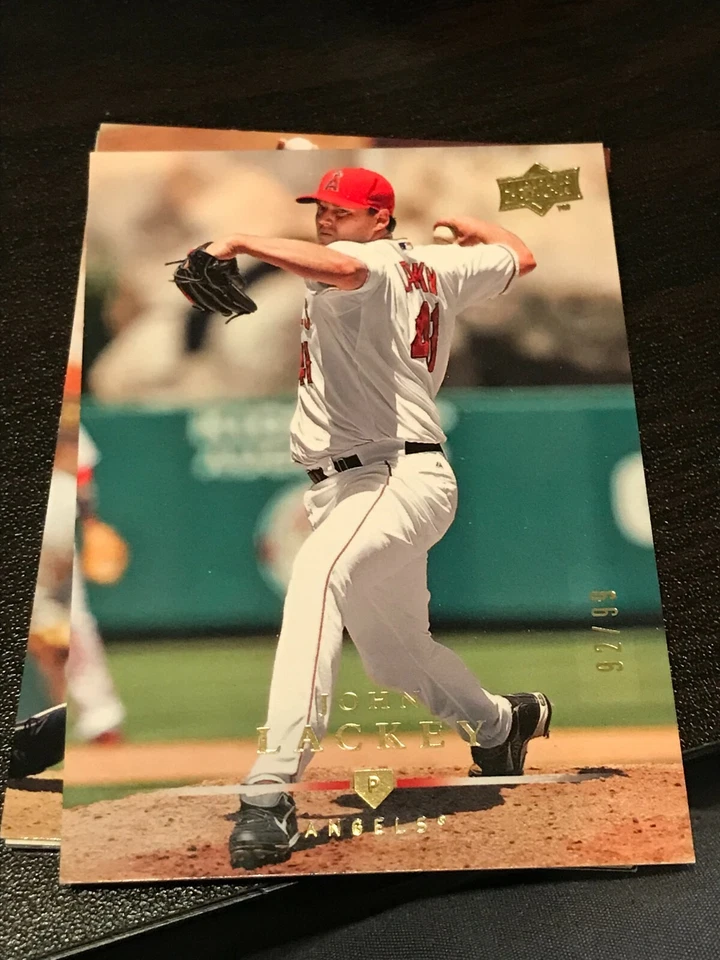  2008 Upper Deck Gold #535 John Lackey/99 ANGELS! - Image 1 of 1