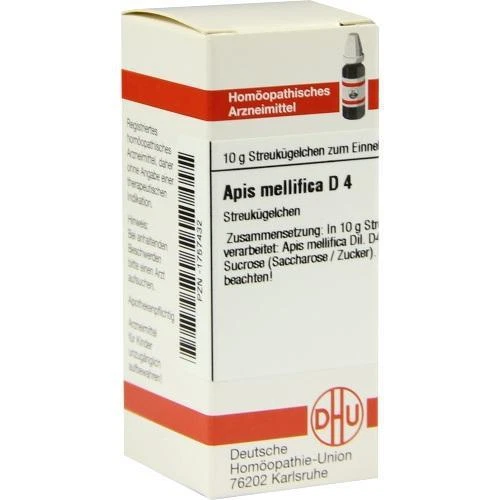 DHU-ARZNEIMITTEL GMBH & CO. KG APIS MELLIFICA D 4 Globuli 10g PZN 1757432