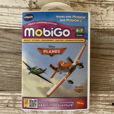 Disney Planes VTech MobiGo 4-7 Years Touch Learning Game Cartridge 80-253000 NEW - Image 1 of 3