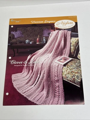 Clover & Lace Victorian Elegance Crochet Pattern Card Needlecraft Shop - Image 1 of 4
