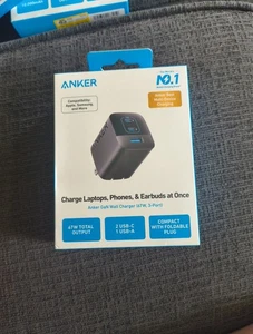 Adaptateur Chargeur Mural 3 Ports Anker Prime 67W Charge GaN - iPhone/Galaxy - Photo 1 sur 1