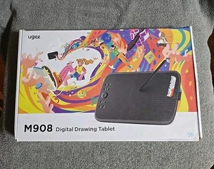 Ugee M908 10" Digital Graphic Drawing Tablet - Picture 1 of 11