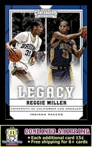 2017 Panini Contenders Draft Picks Legacy #26 Reggie Miller - Picture 1 of 2