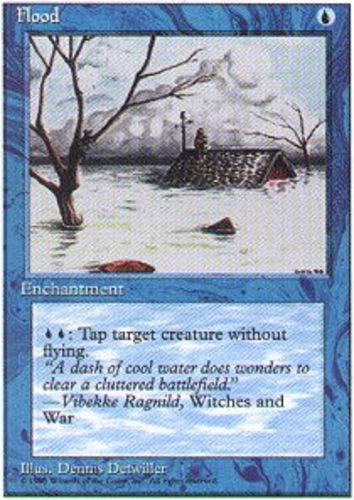 FBB Korean Flood ~ Heavily Played 4th Edition Fourth Foreign Black Border Stock  - Image 1 of 1