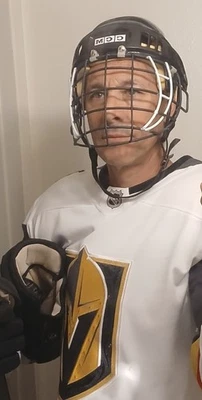 custom steel hockey face cage- beer league/ ice hockey mask - Image 1 of 4