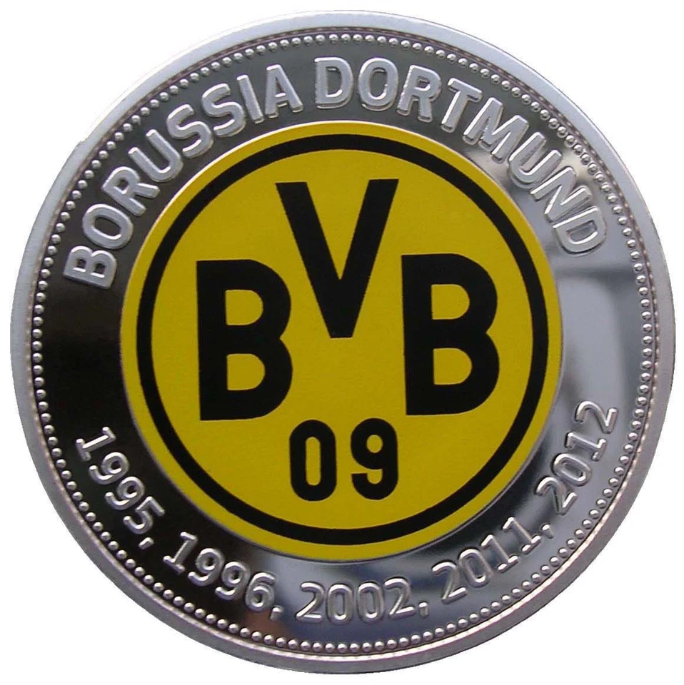 BORUSSIA DORTMUND - MÜNZE-MEDAILLE - 50 JAHRE BUNDESLIGA 1963 - 2013 - Bild 1 von 2