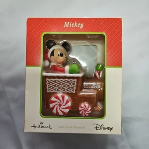 Hallmark Mickey Mouse Disney Christmas Express Musical Train Part Of A Set  - Picture 1 of 5