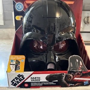 2024 Hasbro Star Wars DARTH VADER Electronic Mask Talking Works New Fast Ship - Picture 1 of 12