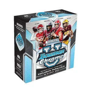 2025 Bowman Chrome University Football Mega Box - Picture 1 of 1