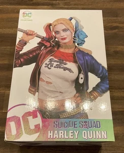 DC COLLECTIBLES HARLEY QUINN SUICIDE SQUAD 12.5 INCHES STATUE JAMES MARSANO NIB - Picture 1 of 6