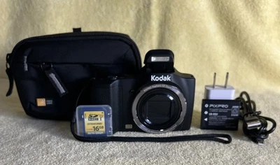 Kodak PIXPRO FZ152 16MP 15x Zoom Digital Camera - Black - Bundle - Mint - Bundle - Image 1 of 4