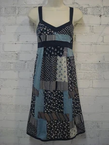 Vestido De Colección Y2K American Eagle Calico Patchwork Madras Cottagecore Boho Talla 6 S/M - Imagen 1 de 3