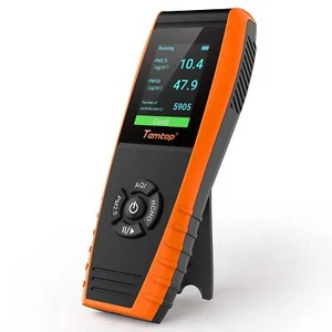 Temtop Air Quality Detector Formaldehyde PM2.5 PM10 TVOC Monitor LKC-1000S+2ND - Picture 1 of 9