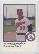 1986 ProCards Edmonton Trappers Frank Reberger