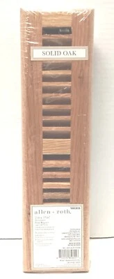 Allen & Roth Solid Oak  2" x 12" Wood Floor Register Light Oak Finish 0063836 - Image 1 of 4
