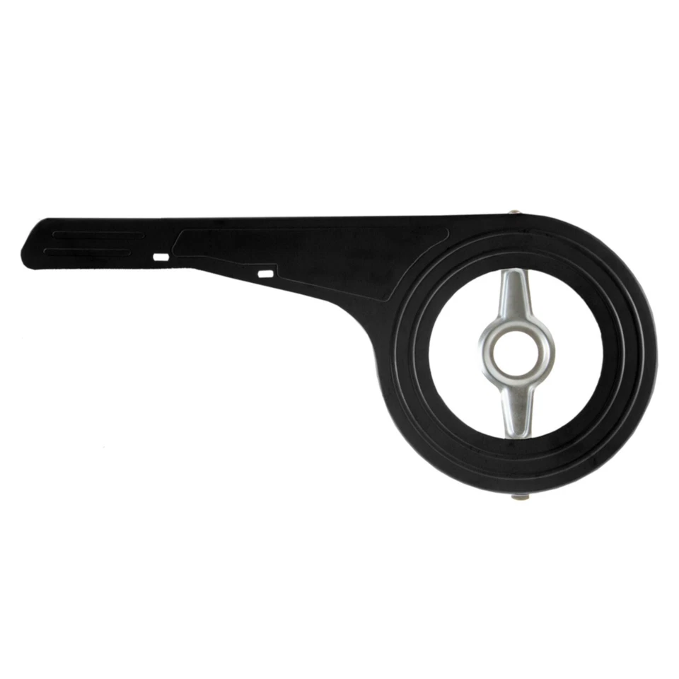 Fahrrad Kettenschutz Kettenkasten ABS Kettenschützer Schwarz 42-48 Zähne - Bild 1 von 2