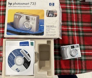 HP PhotoSmart 735 3.2MP Digital Camera with HP Instant Share *Tested -In Box - Picture 1 of 4