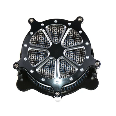 CNC Dots Blau Luftfilter Luftreiniger Für Harley Touring Glides Trike 2017-2021 - Image 1 of 4