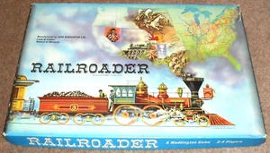 Eisenbahner Brettspiel Waddingtons Wild West Train Strategy 1963 KOMPLETT VINTAGE - Bild 1 von 9