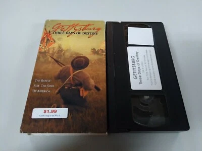 Gettysburg: Three Days of Destiny (VHS, 2004) Ardustry American Civil War Film Foto 1 de 4