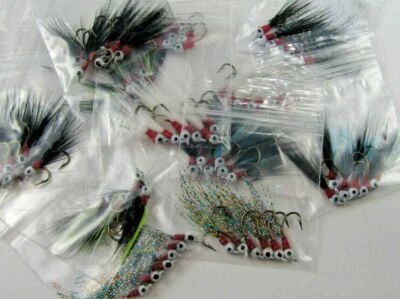 Spittin' Image - Moscas JIGS de Pesca POPEYE - 1/60 OZ #8 Gancho - PAQUETE DE 6 Foto 1 de 4