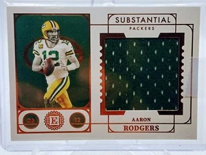2021 Aaron Rodgers umhüllt erheblicher JUMBO AUFNÄHER #/60 SP - Bild 1 von 2