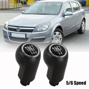 Pomello Cambio Manuale 5/6 Velocità Nero per Vauxhall Opel Astra H 04-09 - Foto 1 di 10