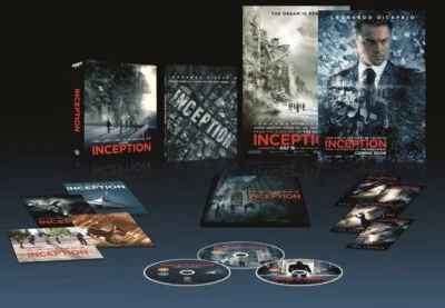 Inception Ultimate Collectors Edition Steelbook [12] (3 Disc) 4K UHD/Blu Ray NEW - Image 1 of 4