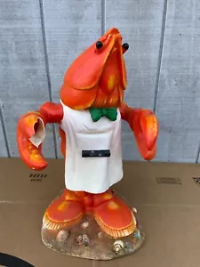 🦞 Estatua de colección de 20 pulgadas de langosta para servir mariscos decoración costera 20" 🏖️ - Imagen 1 de 14